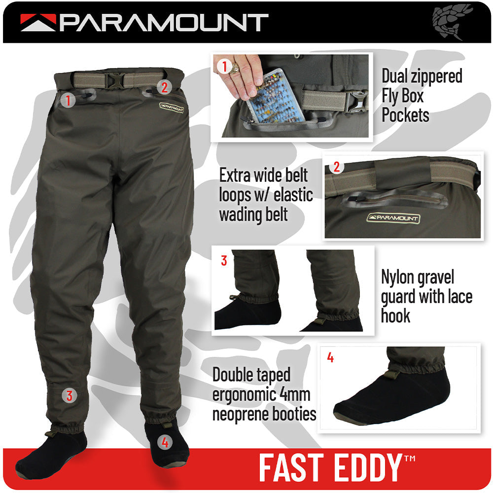 FAST EDDY Waist High Wader Pant | Backcountry Sportsman