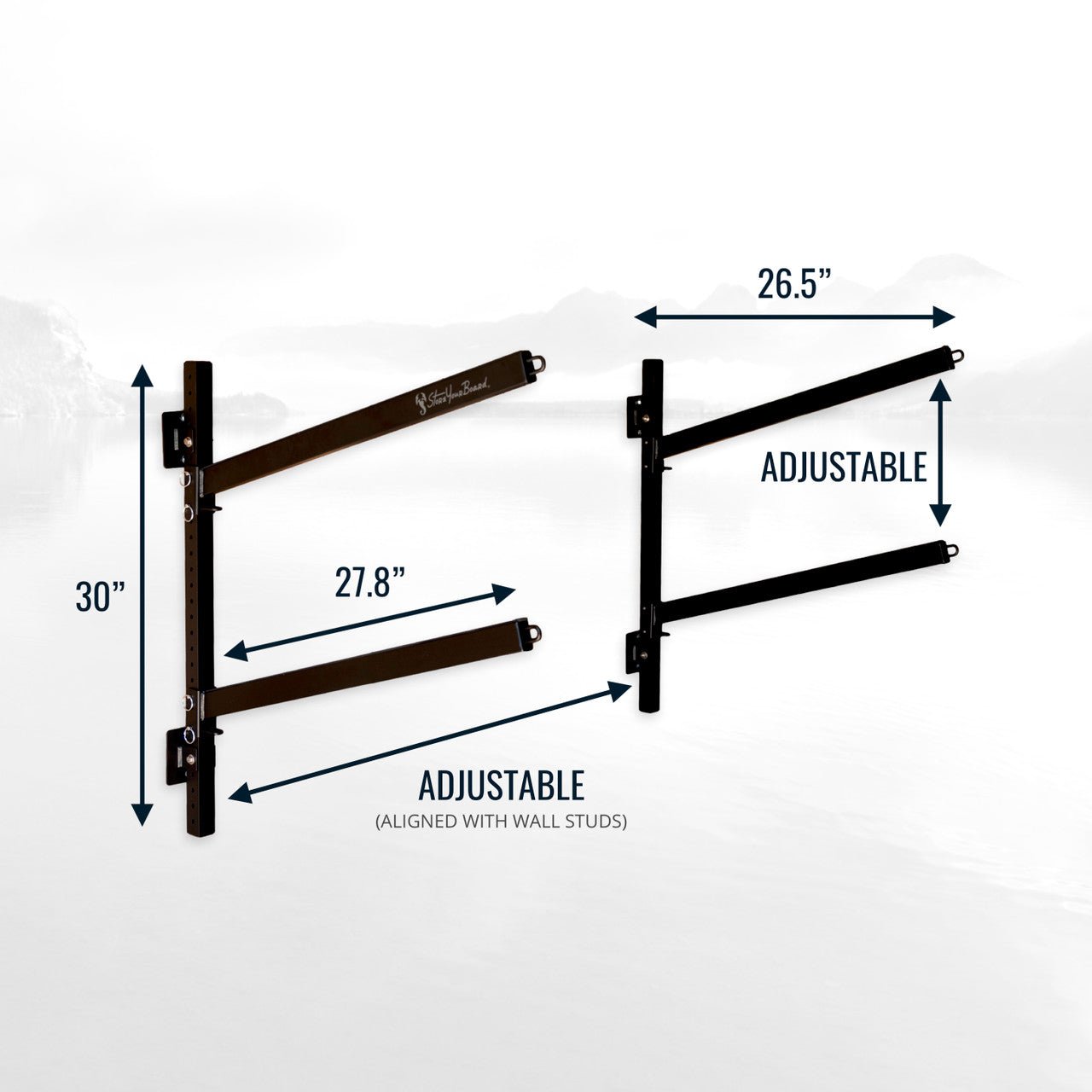 Champlain Kayak Storage | Indoor Adjustable Rack | 2 Levels | Backcountry Sportsman