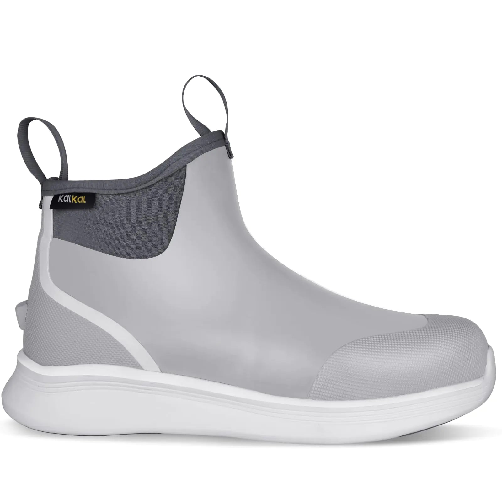 Kalkal Mens Deck Boots Waterproof Fishing Boots Rubber Ankle Rain Boots With High Traction (Size 6-13) | Backcountry Sportsman