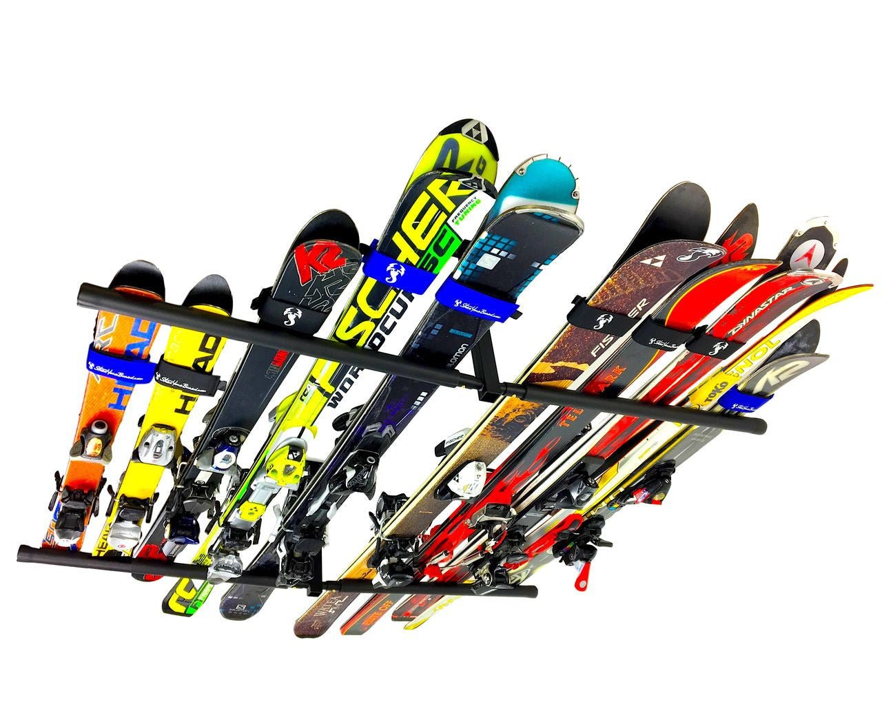Hi-Port 2 | Ski & Snowboard Adjustable Ceiling Storage Rack | Double | Holds 150 lbs | Backcountry Sportsman