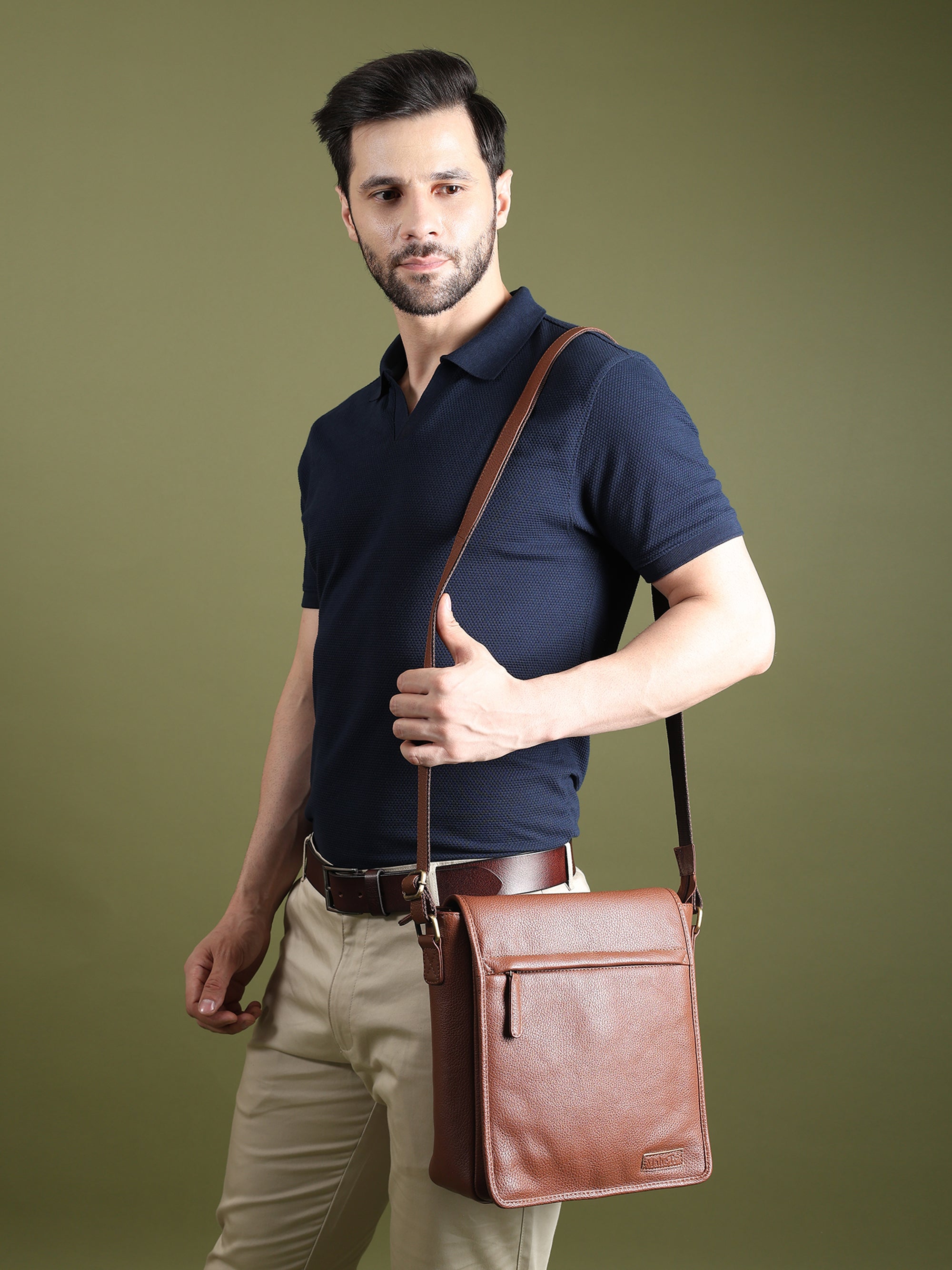 Leather Crossbody Bag for Travel Work | Backcountry Sportsman