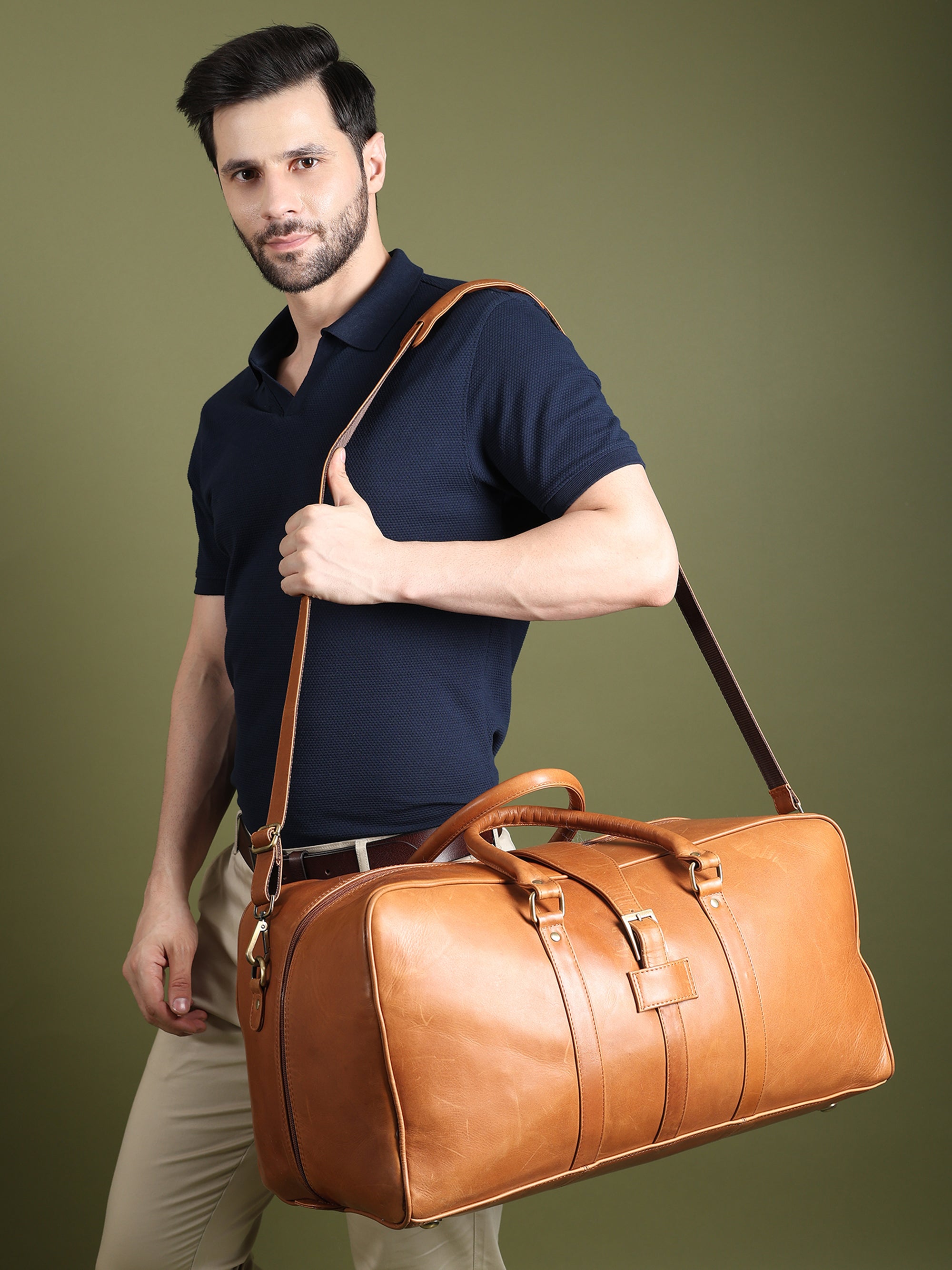 Port Blair Leather Duffle Travel Bag | Backcountry Sportsman