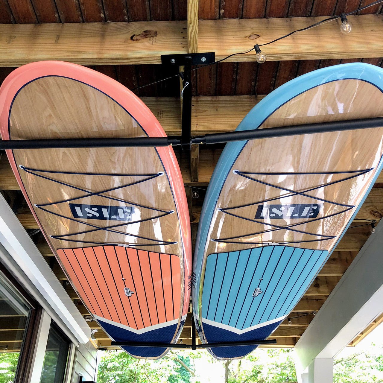 Hi-Port 2 | SUP & Surfboard Adjustable Ceiling Storage Rack | Double | Holds 150 lbs | Backcountry Sportsman