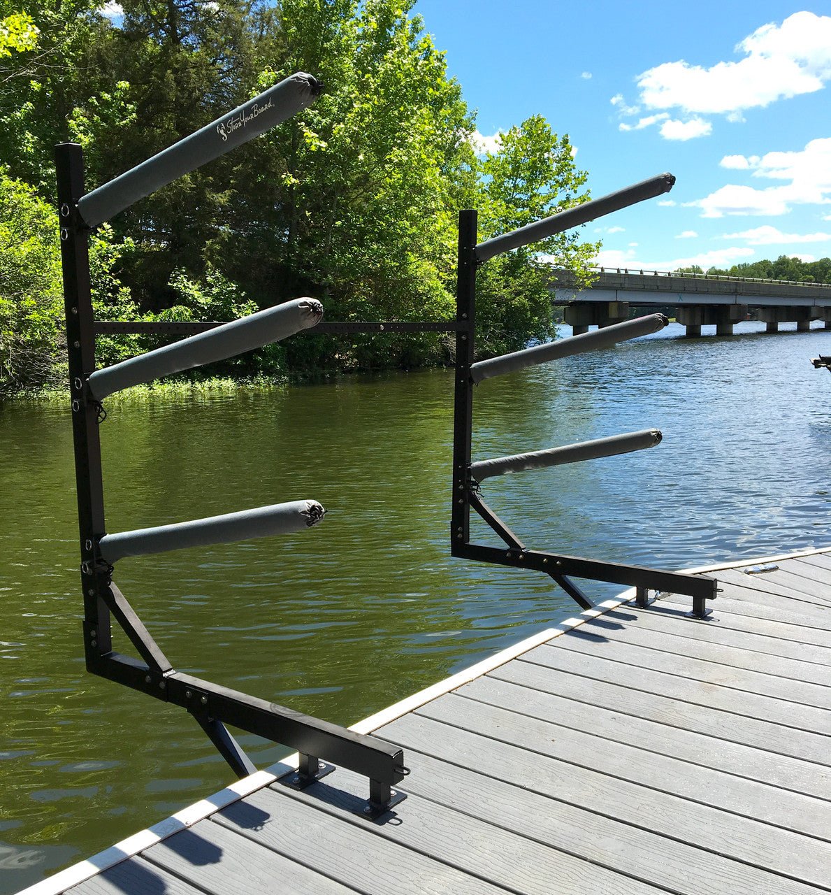 Chesapeake Kayak Storage | Adjustable Dock Rack | Over The Water | 4 Levels | Backcountry Sportsman