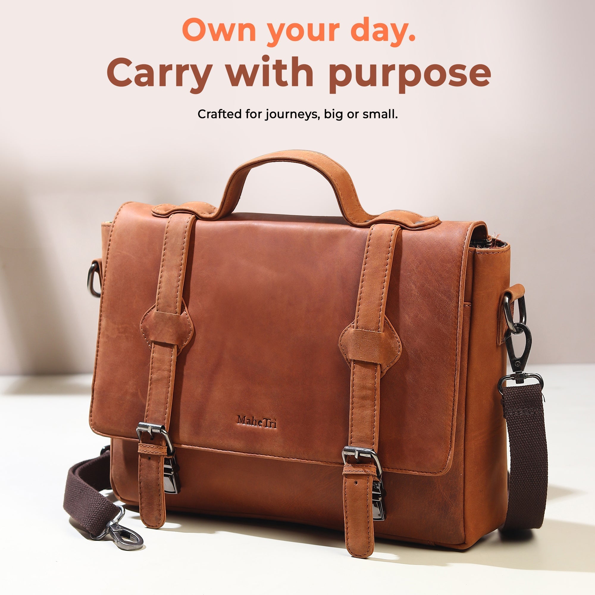 Falco Slim Leather Laptop Bag | Backcountry Sportsman