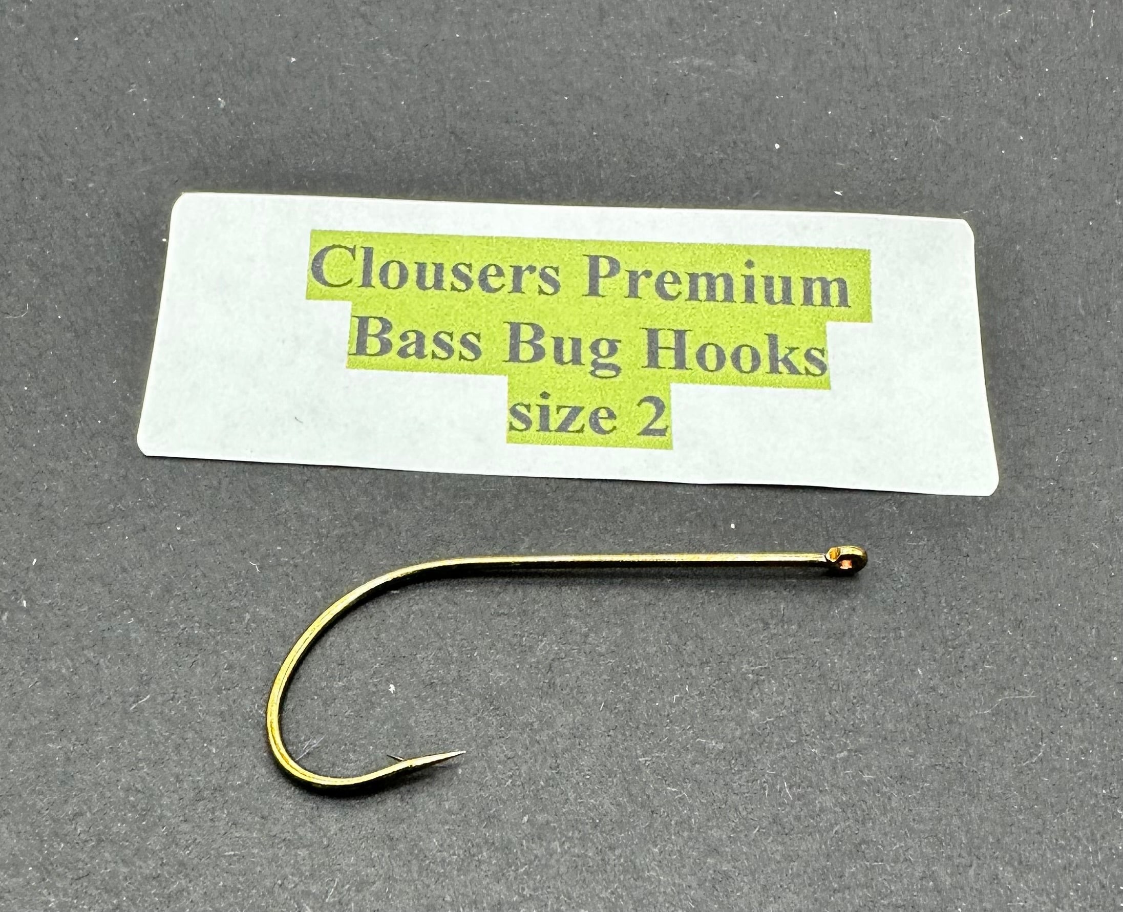Clouser's Premium Bass Bug Hooks | Backcountry Sportsman