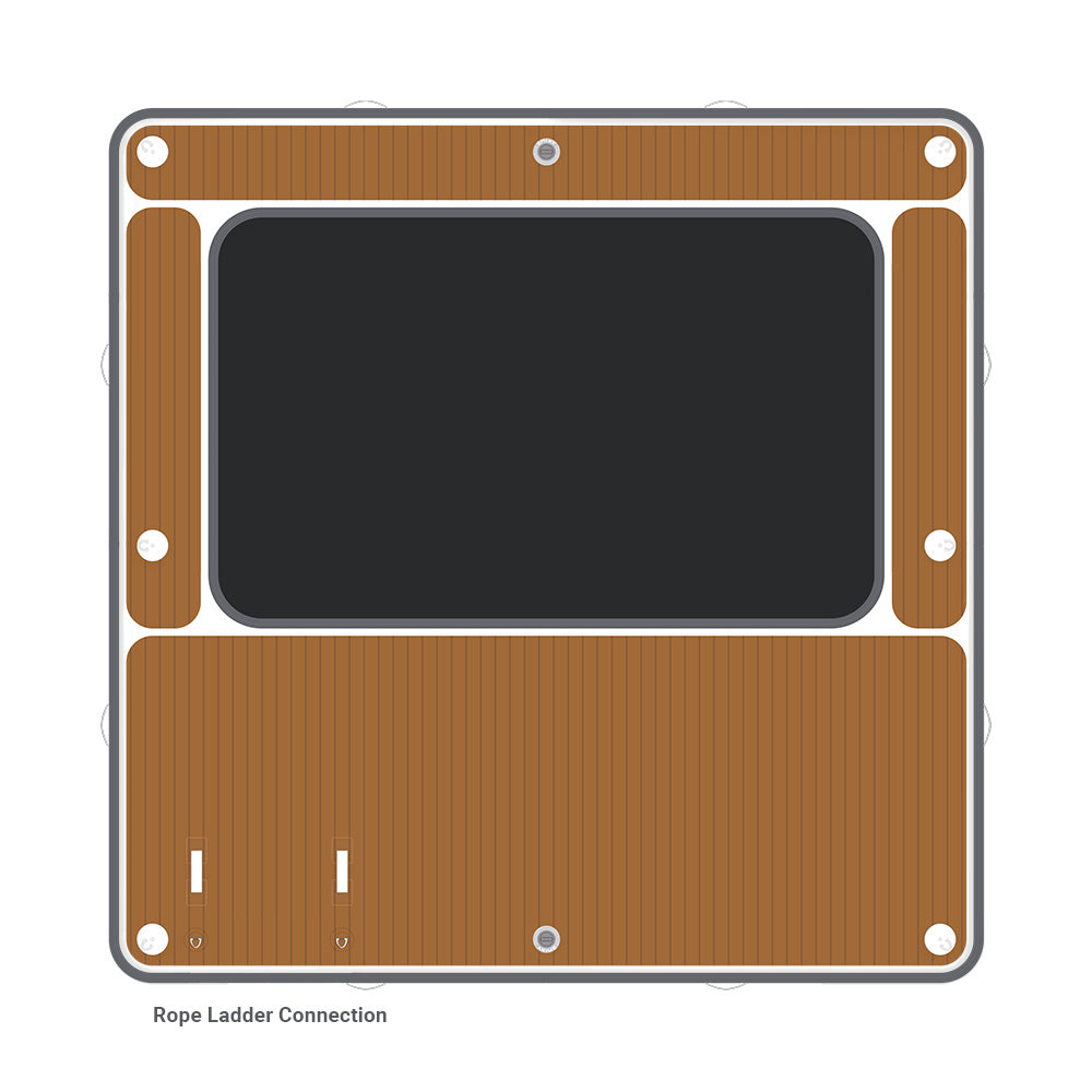 NIXY 10' x 10' Floating Deck & Hammock