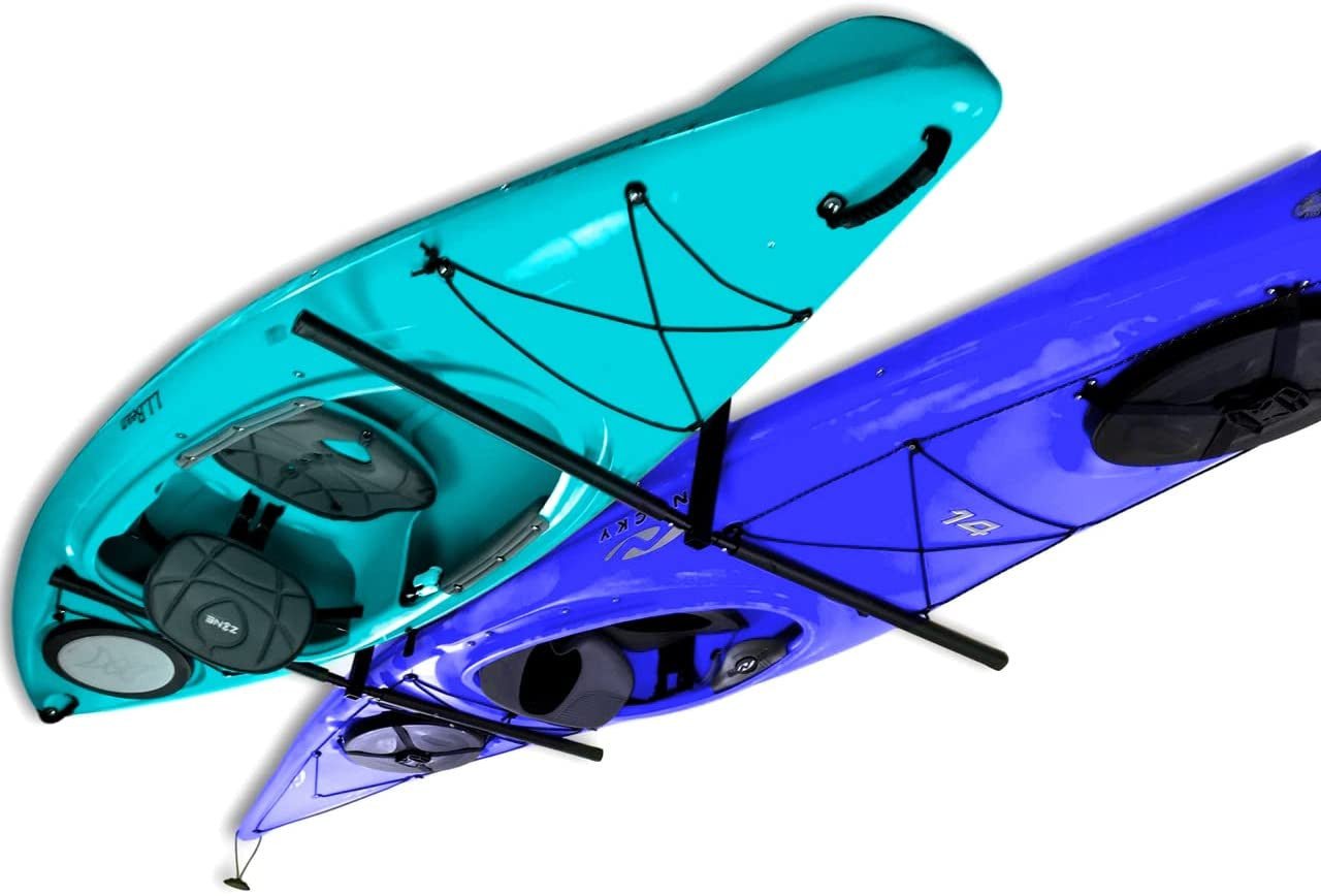 Hi-Port 2 | Kayak Adjustable Ceiling Storage Rack | Double | Holds 150 lbs | Backcountry Sportsman