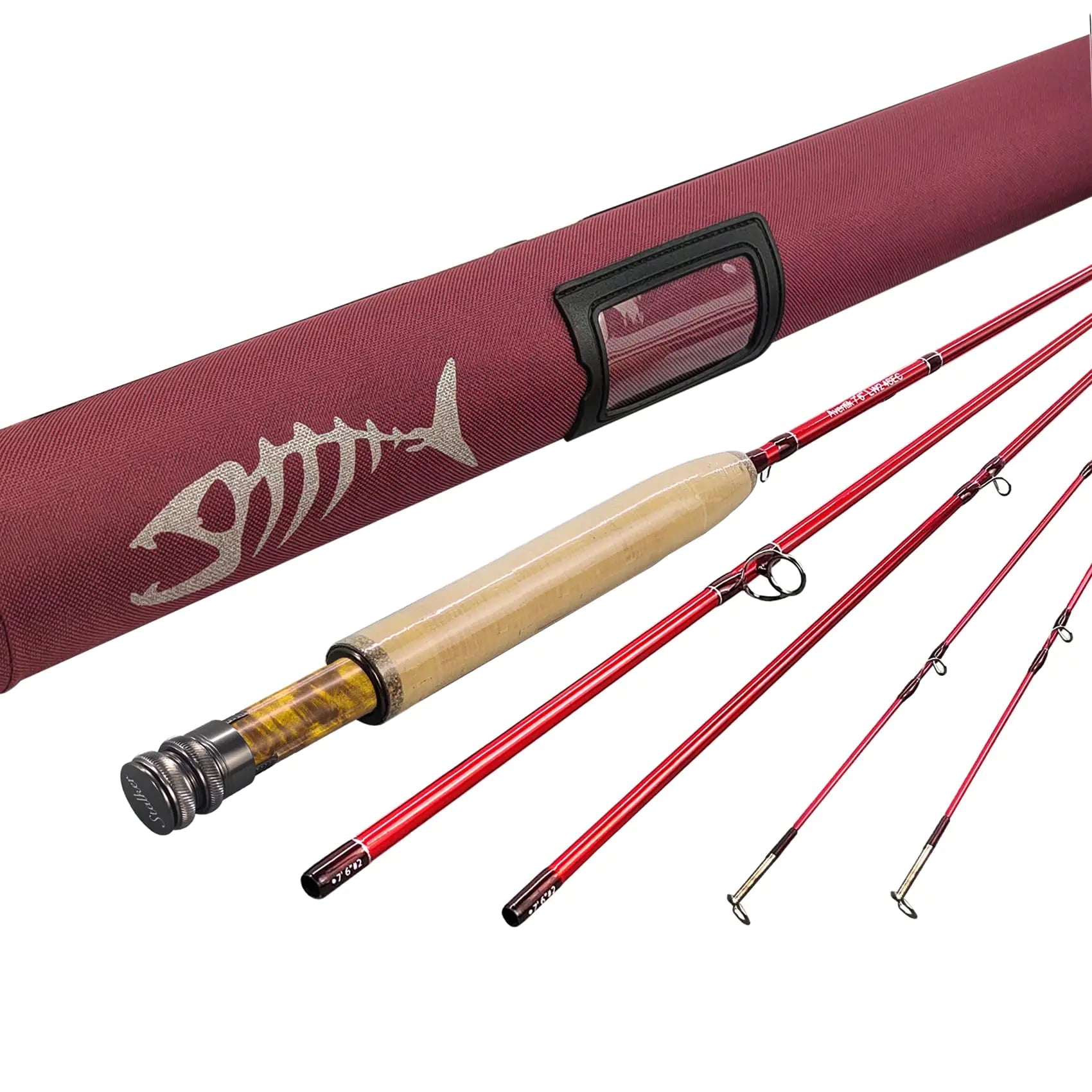 Aventik Stalker Fly Fishing Rod 4 Sections 2/3 / 4WT Medium-Fast Action IM12 Graphite Carbon Fiber Rod Blank 7/8FT Ultra Light Fly Rod with Extra Tip (80 LW3) | Backcountry Sportsman