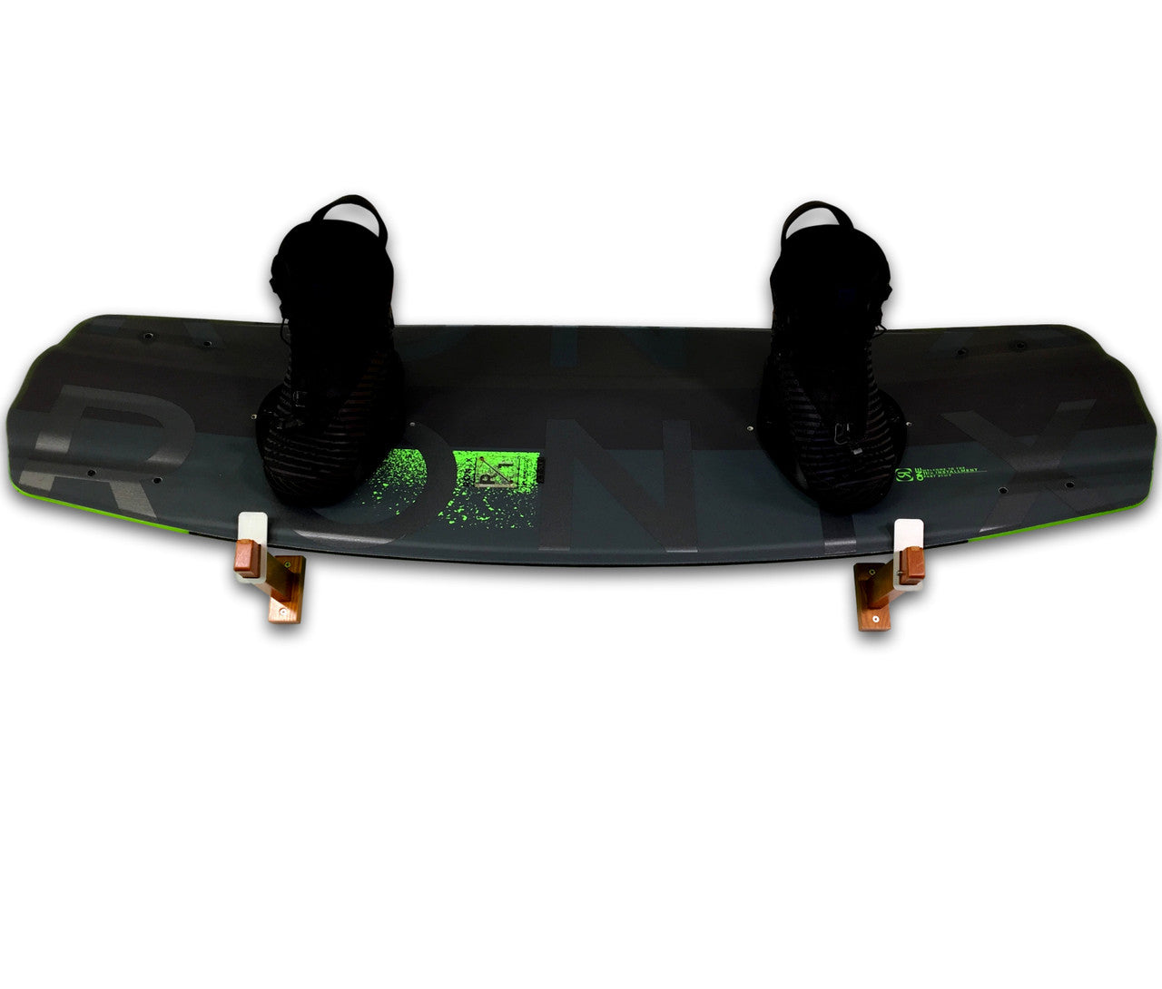 Solid Oak Wakeboard Display | Minimalist Wood Rack | Holds 20 lbs | Backcountry Sportsman