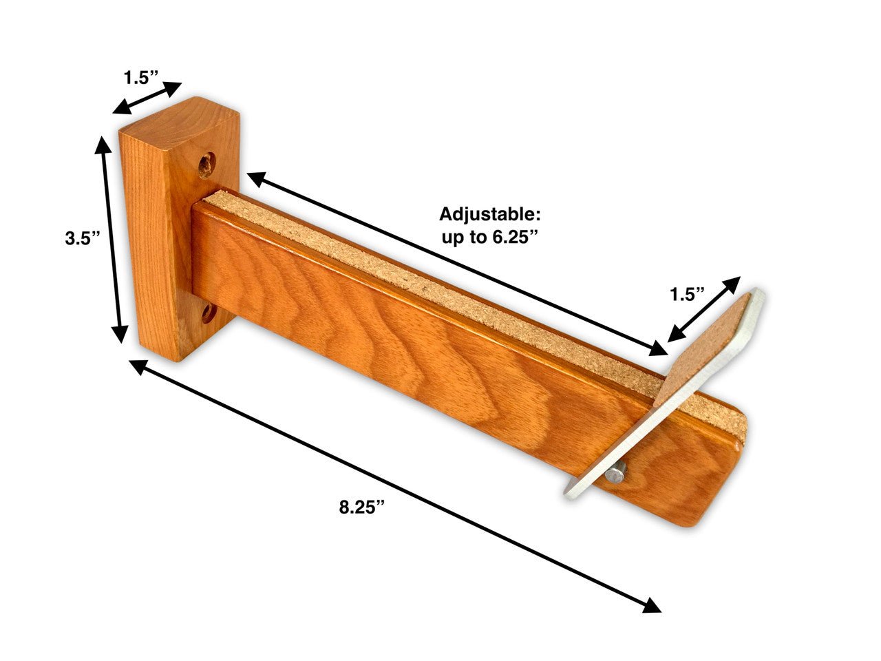 Solid Oak Snowboard Display | Minimalist Wood Rack | Holds 20 lbs | Backcountry Sportsman