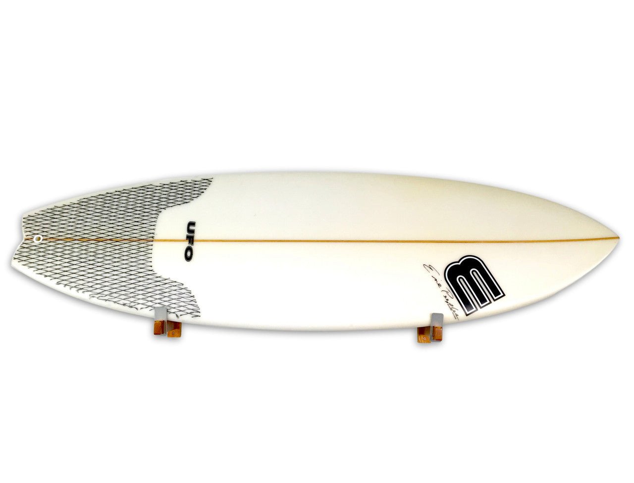 Solid Oak Surfboard Display | Minimalist Wood Rack | Holds 20 lbs | Backcountry Sportsman