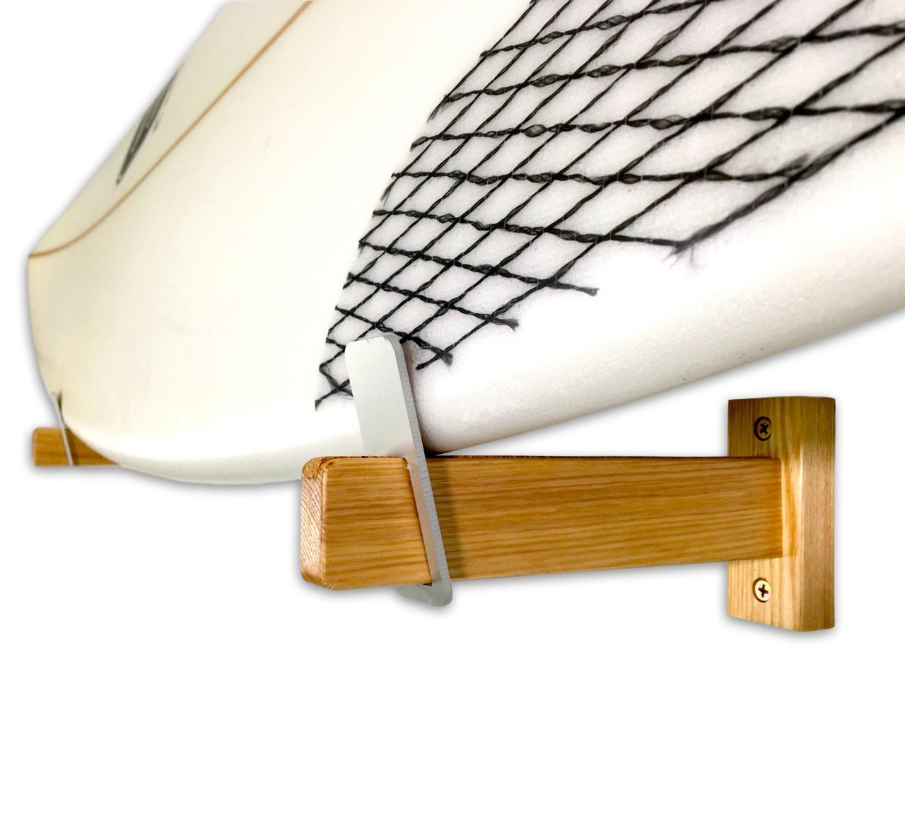 Solid Oak Snowboard Display | Minimalist Wood Rack | Holds 20 lbs | Backcountry Sportsman