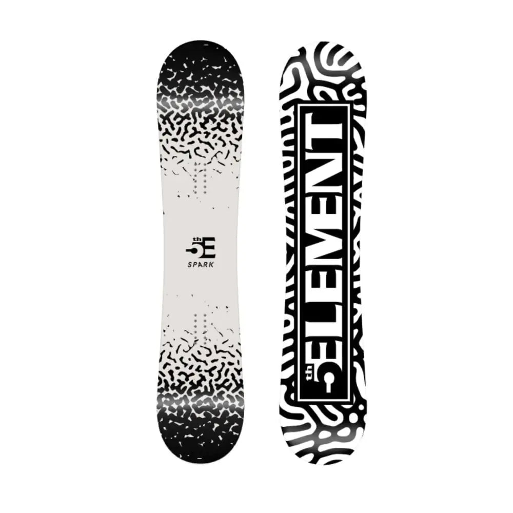 5th Element Spark Snowboard Beginner Snowboard for Boys-with EZ Rocker and Metal Edges-Designed for Ski Resorts- 100cm 110cm 120cm 125cm 130cm 135cm (125cm) | Backcountry Sportsman