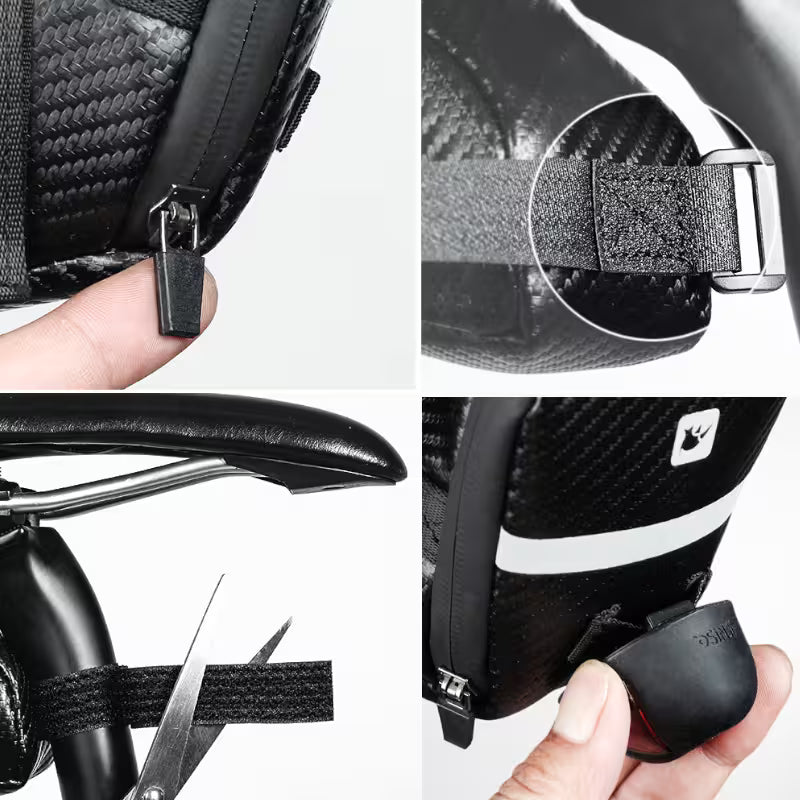 RHINOWALK Waterproof Storage Saddle Bag Seat Cycling Tail Rear reflection Bag Saddle-RK18558 | Backcountry Sportsman