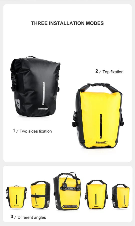 Rhinowalk Waterproof Pannier Rear Rack Bag-RK6202 7L | Backcountry Sportsman