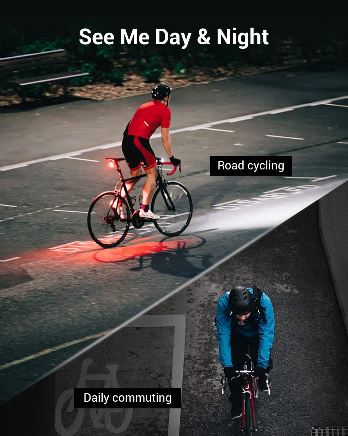 Magicshine SEEMEE 200 Rechargeable Bike Tail Lights,200 Lumens Max Output,360° Visibility Bicycle Lights, Smart Brake Sensor IPX6 Waterproof Rear Bike Lights 5 Modes for Road Urban Cyclists | Backcountry Sportsman