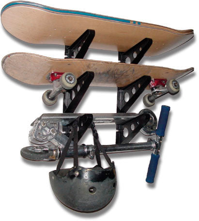 Trifecta Skateboard Storage Rack | 3 Levels | Backcountry Sportsman