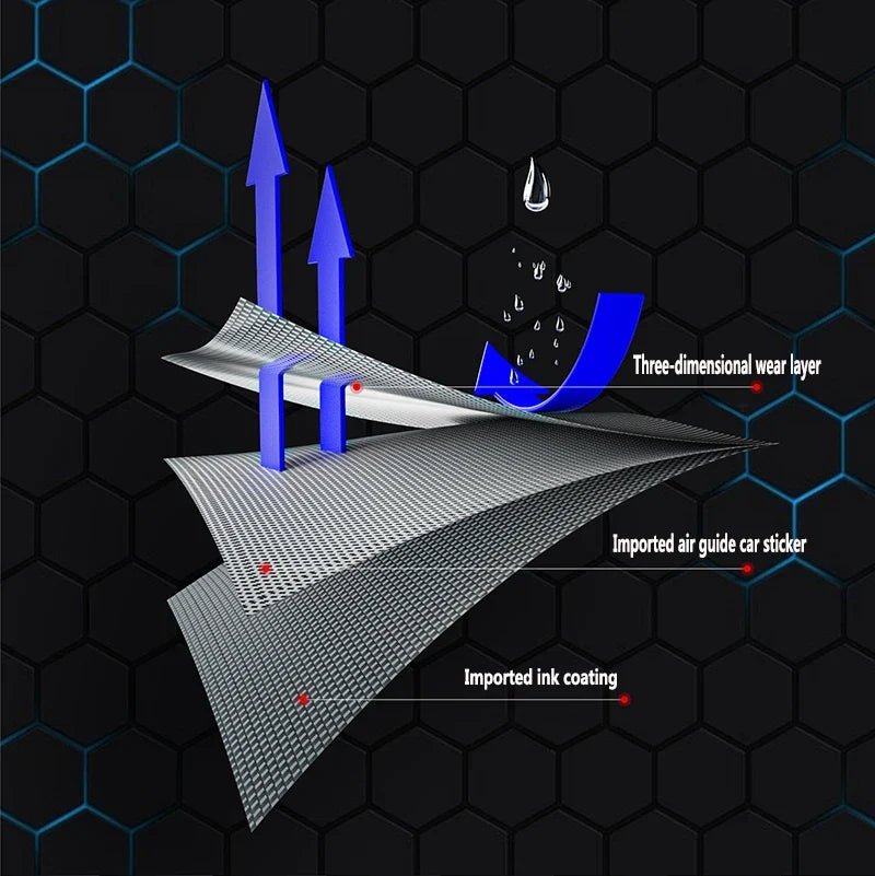 Enlee 3D Bicycle Sticker MtTB PVC Anti-Scratch Waterproof No Yellowing Protective Film Bicycle Frame Protector Accessories TM01 | Backcountry Sportsman
