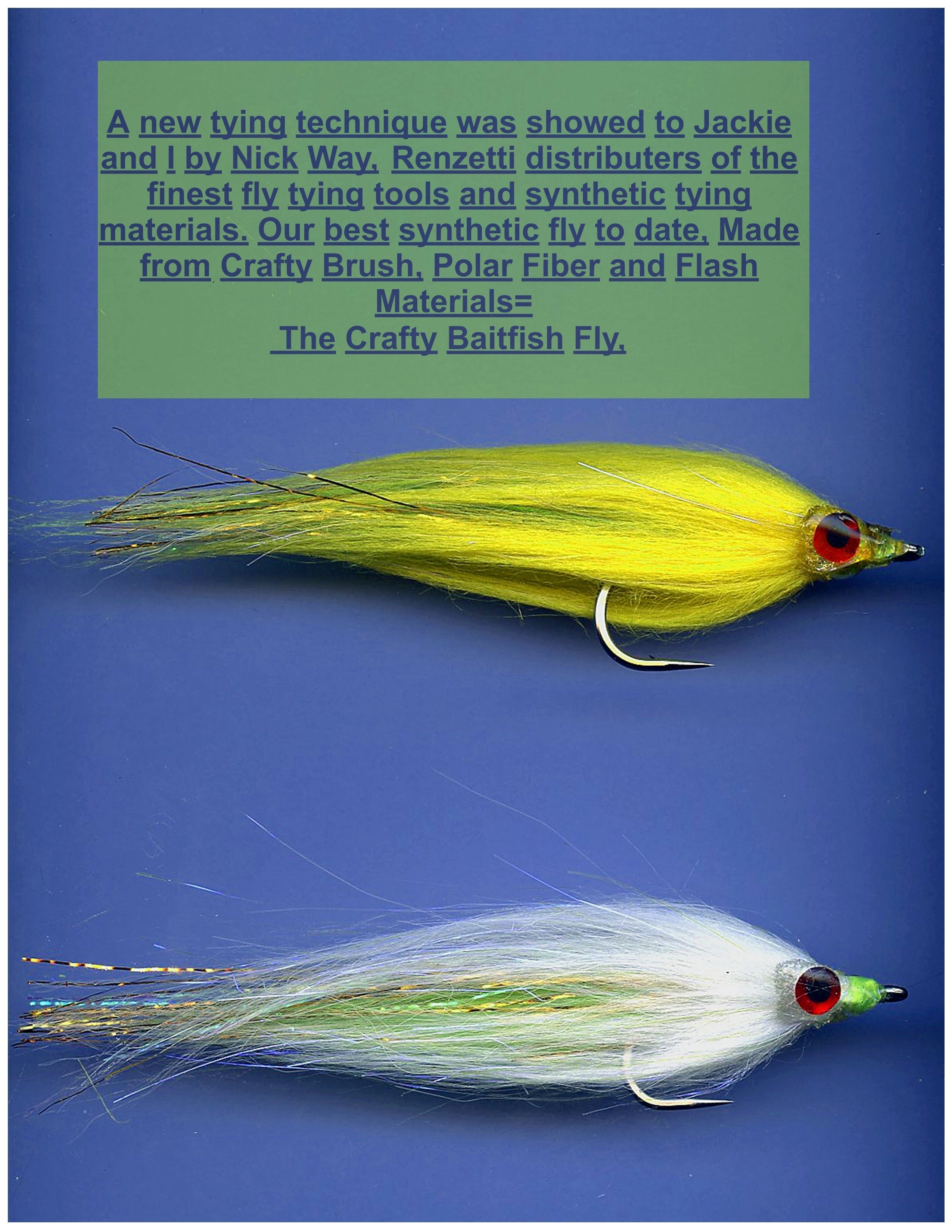 Crafty Baitfish Fly | Backcountry Sportsman