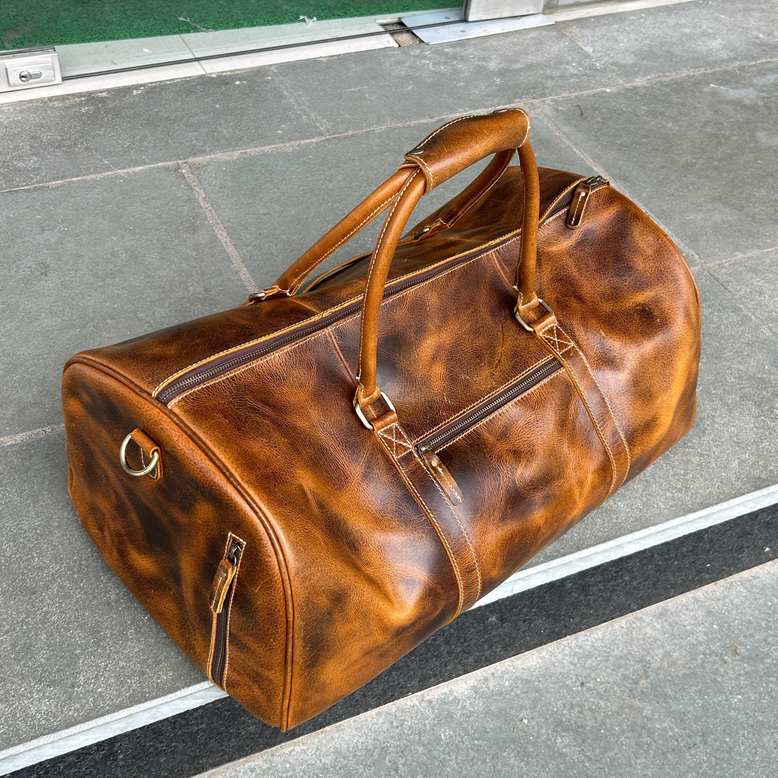 Roosevelt Full Grain Buffalo Leather Duffle