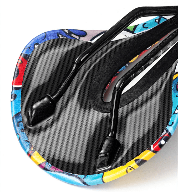 ENLEE Carbon Fiber Bike Saddle Shock Absorbing Cycling Saddle Cushion for Road MTB Mountain Bikes | Backcountry Sportsman