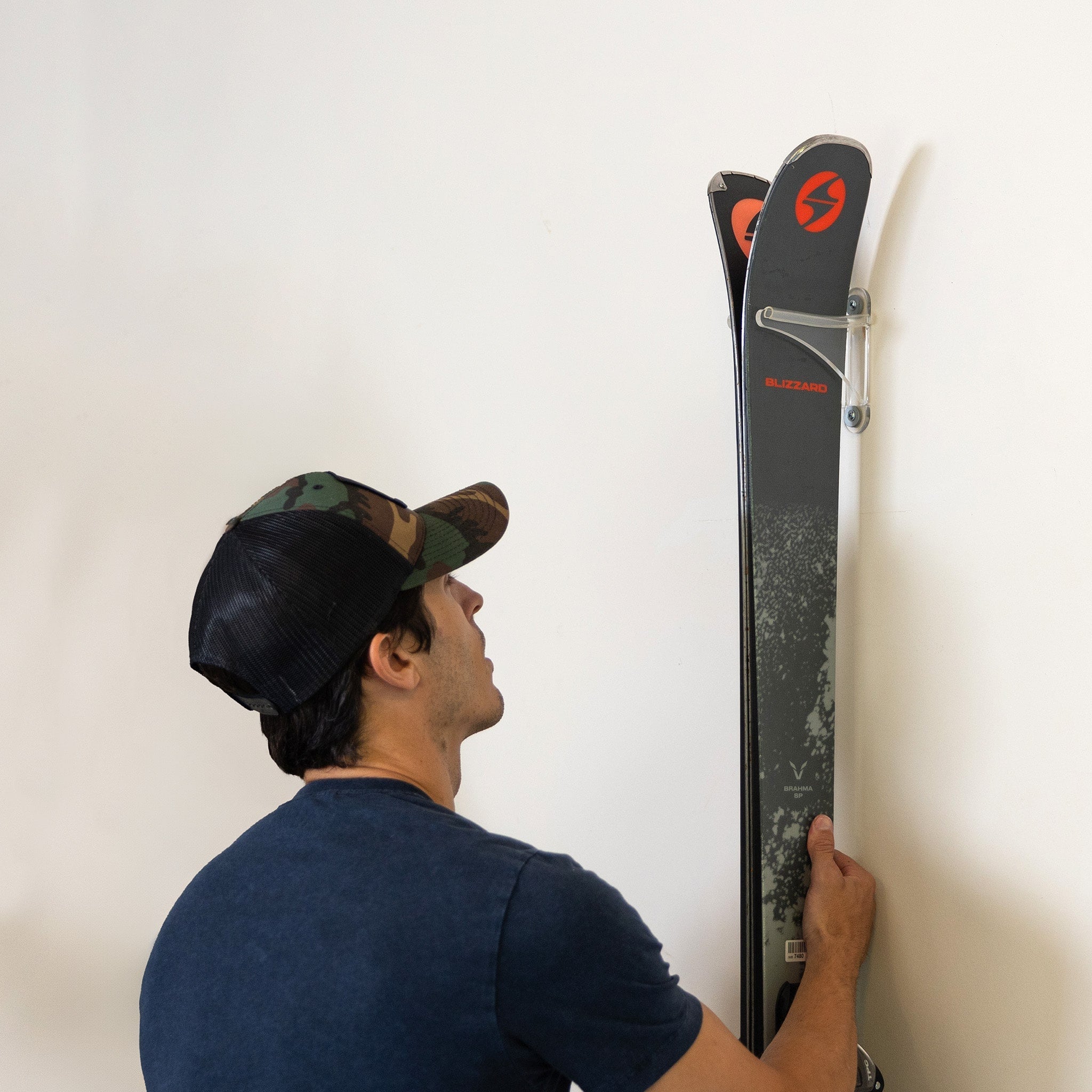 Summit Clear Acrylic Ski Wall Rack | Backcountry Sportsman