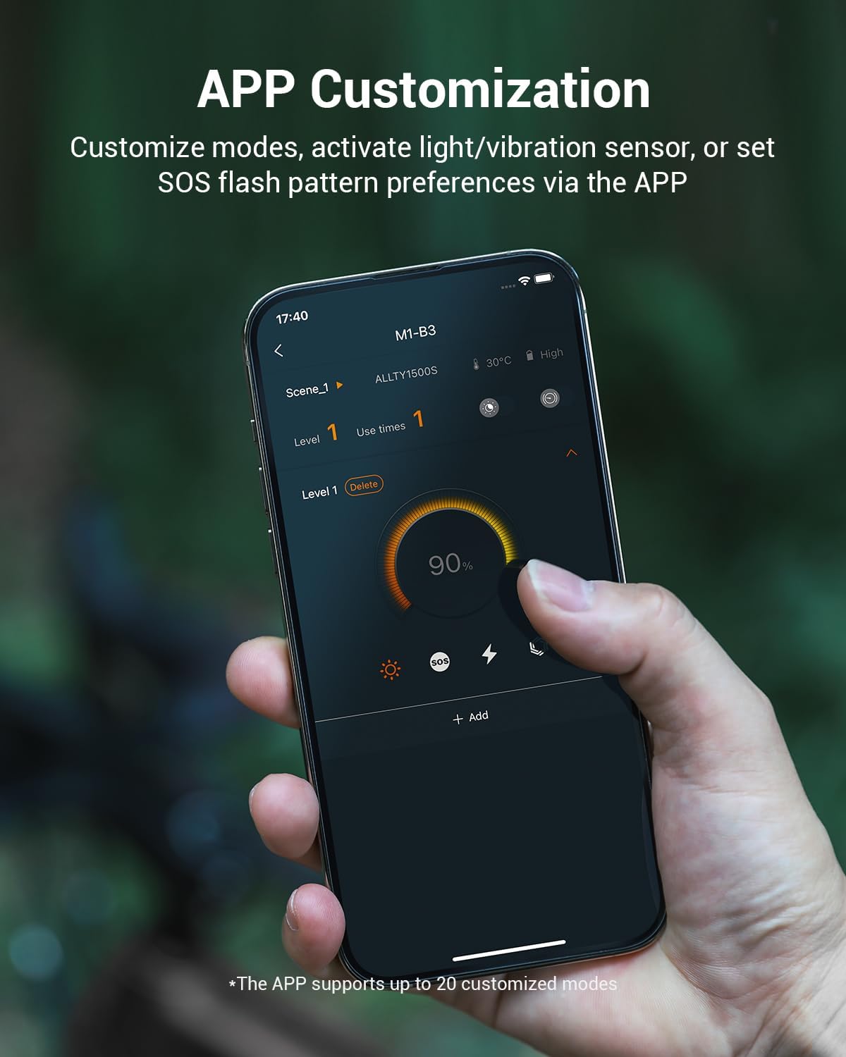 Magicshine ALLTY 1500S Bike Lights for Night Riding, Battery Replaceable | USB-C Rechargeable | Wireless &APP Control Compatible with Garmin/GoPro Mount for Road, MTB, Commuter Rider | Backcountry Sportsman