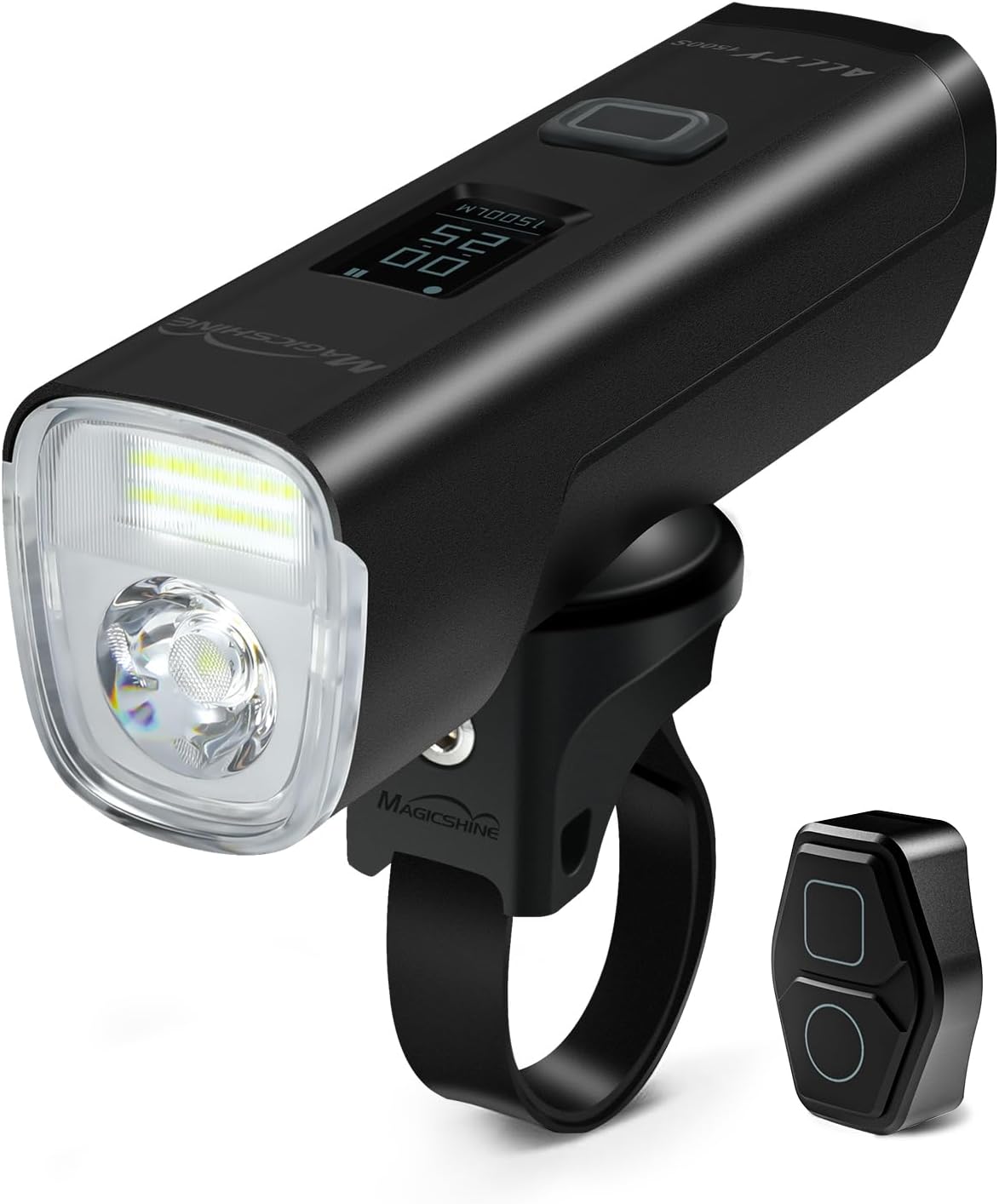Magicshine ALLTY 1500S Bike Lights for Night Riding, Battery Replaceable | USB-C Rechargeable | Wireless &APP Control Compatible with Garmin/GoPro Mount for Road, MTB, Commuter Rider | Backcountry Sportsman