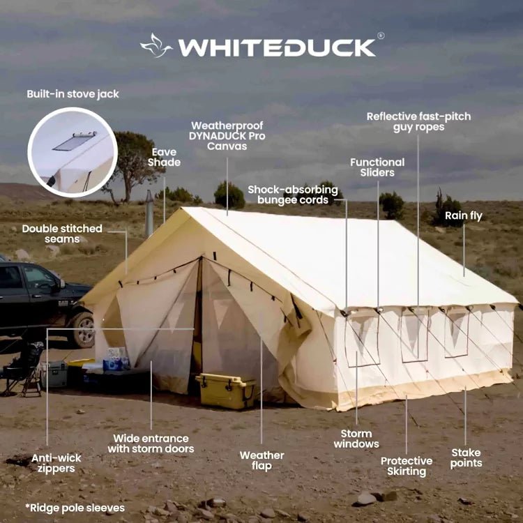 16'x24' Alpha Wall Tent | Backcountry Sportsman