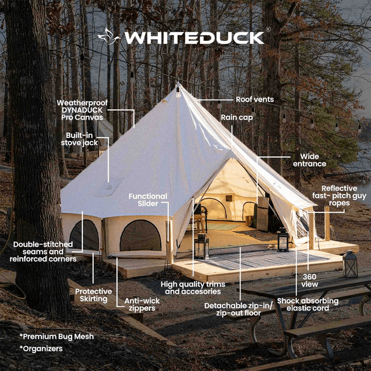 23' Avalon Optimus Bell Tent | Backcountry Sportsman