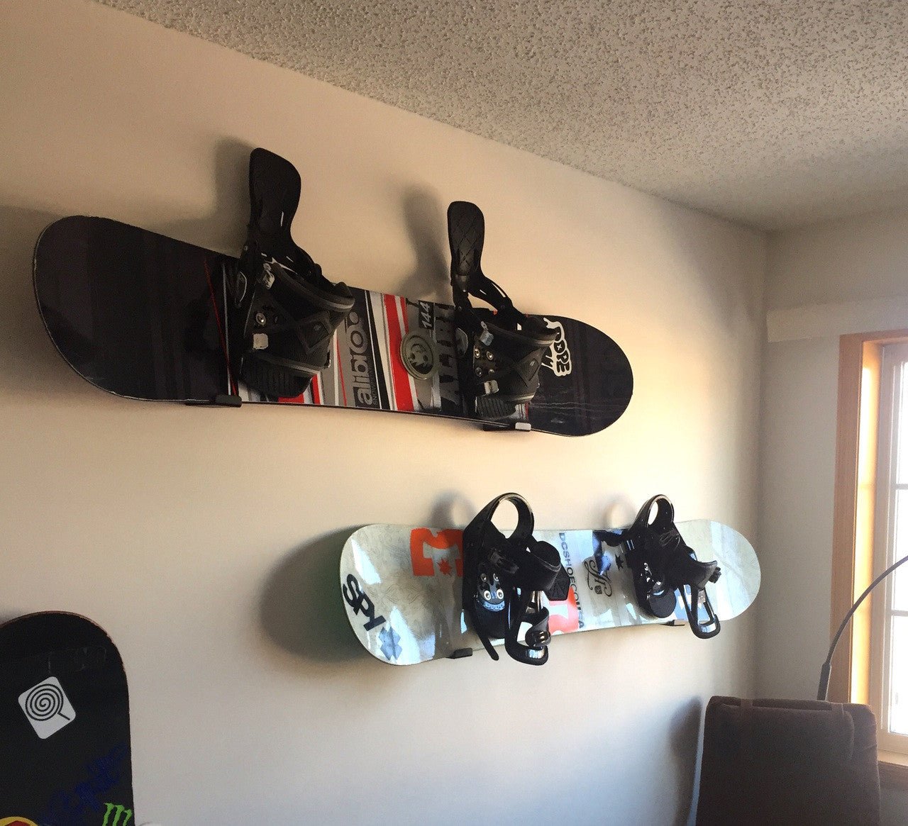 Keystone Minimalist Snowboard Display Rack | Holds 30 lbs | Large | Backcountry Sportsman