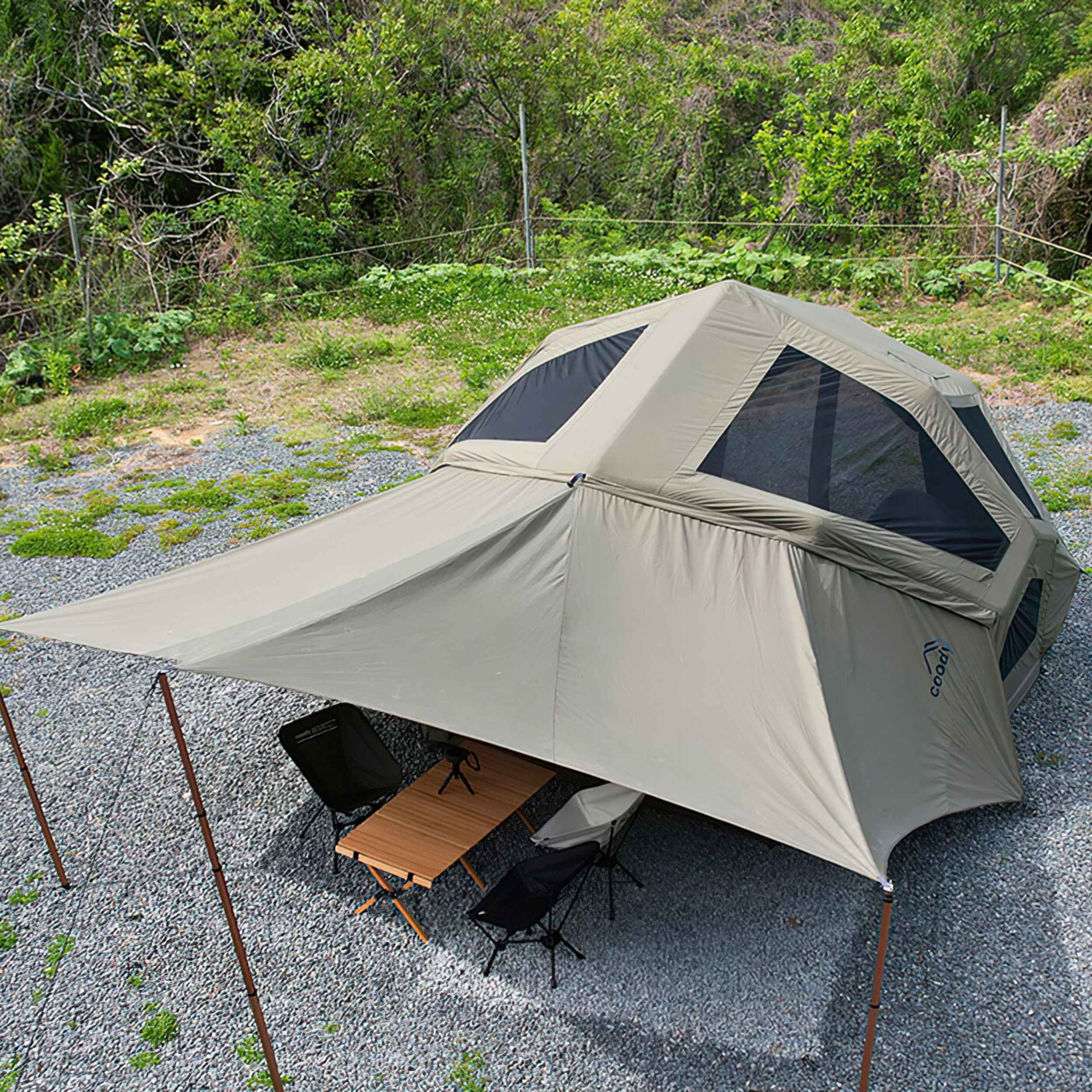 Coody | RBM Bestona Inflatable Tent for 2-4 Person (Forest Green) | Backcountry Sportsman