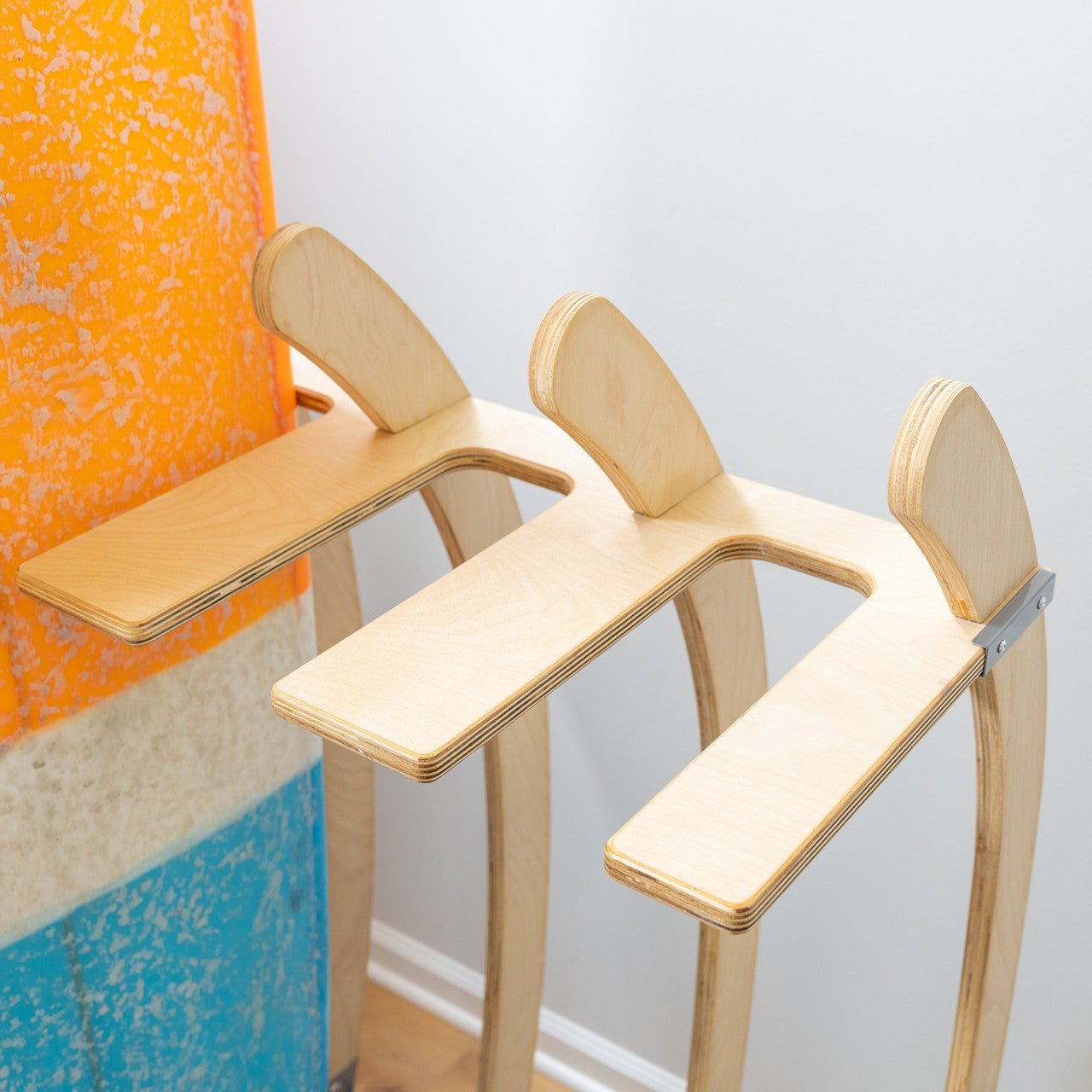 Big Sur Surfboard Storage Wood Stand | Holds 4 Surfboards | Backcountry Sportsman
