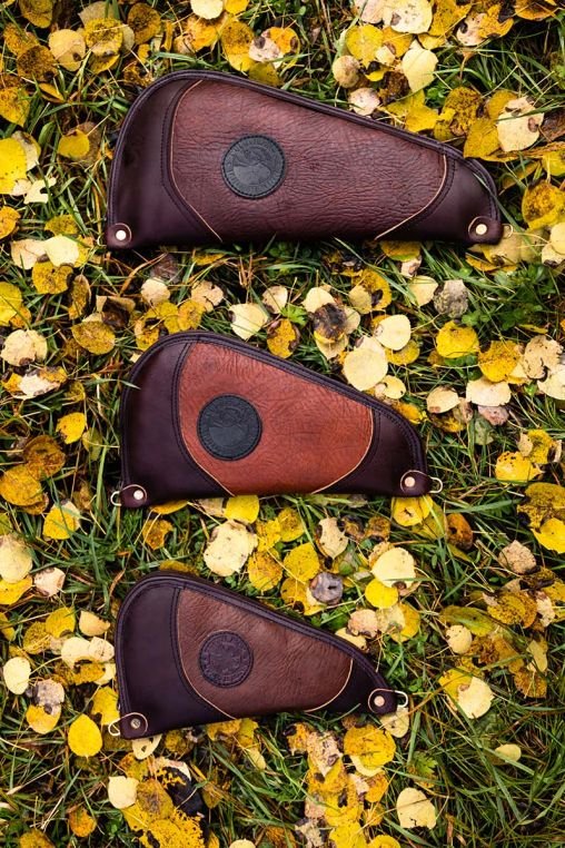 Medium Bison Leather Pistol Rug | Backcountry Sportsman