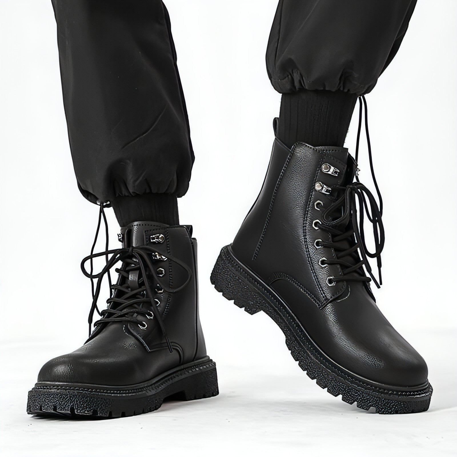 winter thick bottom hiking boots men - 3