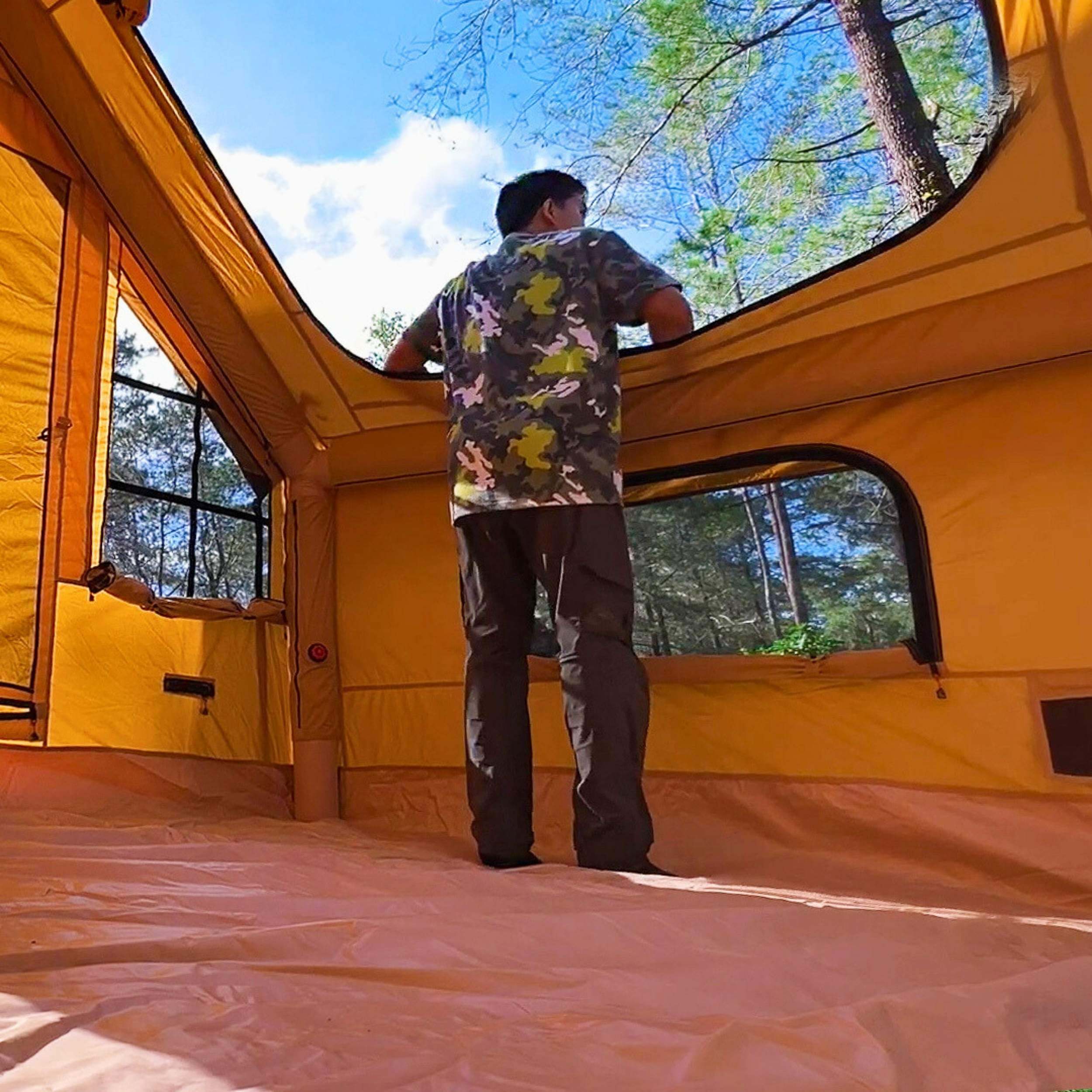 RBM Inflatable tent  Panda Medium Sunny Beige for 1-4 person | Backcountry Sportsman