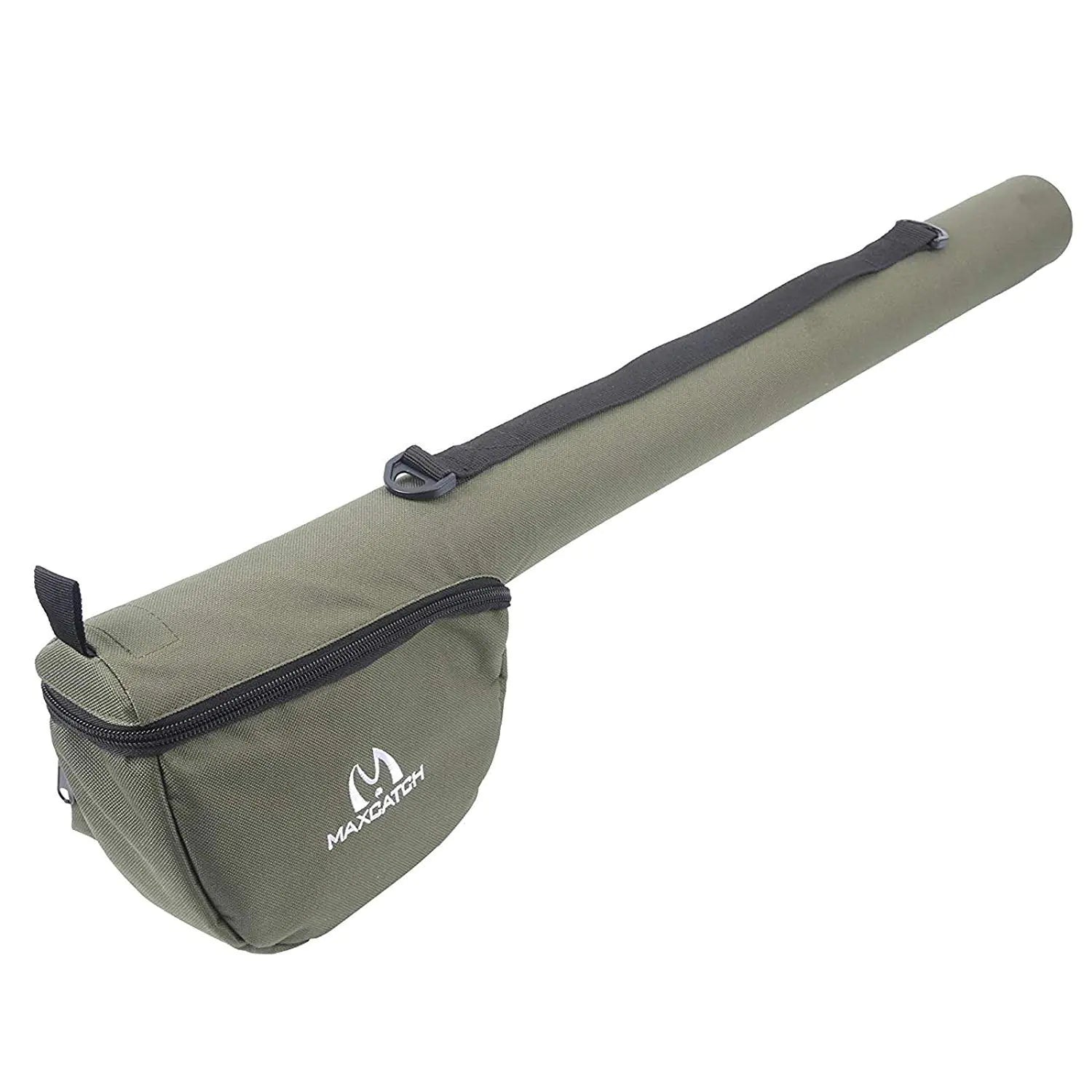 M MAXIMUMCATCH Maxcatch Fly Fishing Rod Case with Reel Pouch Complete Rod Protection Bag For 9FT 2 Pieces/ 4 Pieces Rod Single (Rod Case Green Color 9 4sec) | Backcountry Sportsman