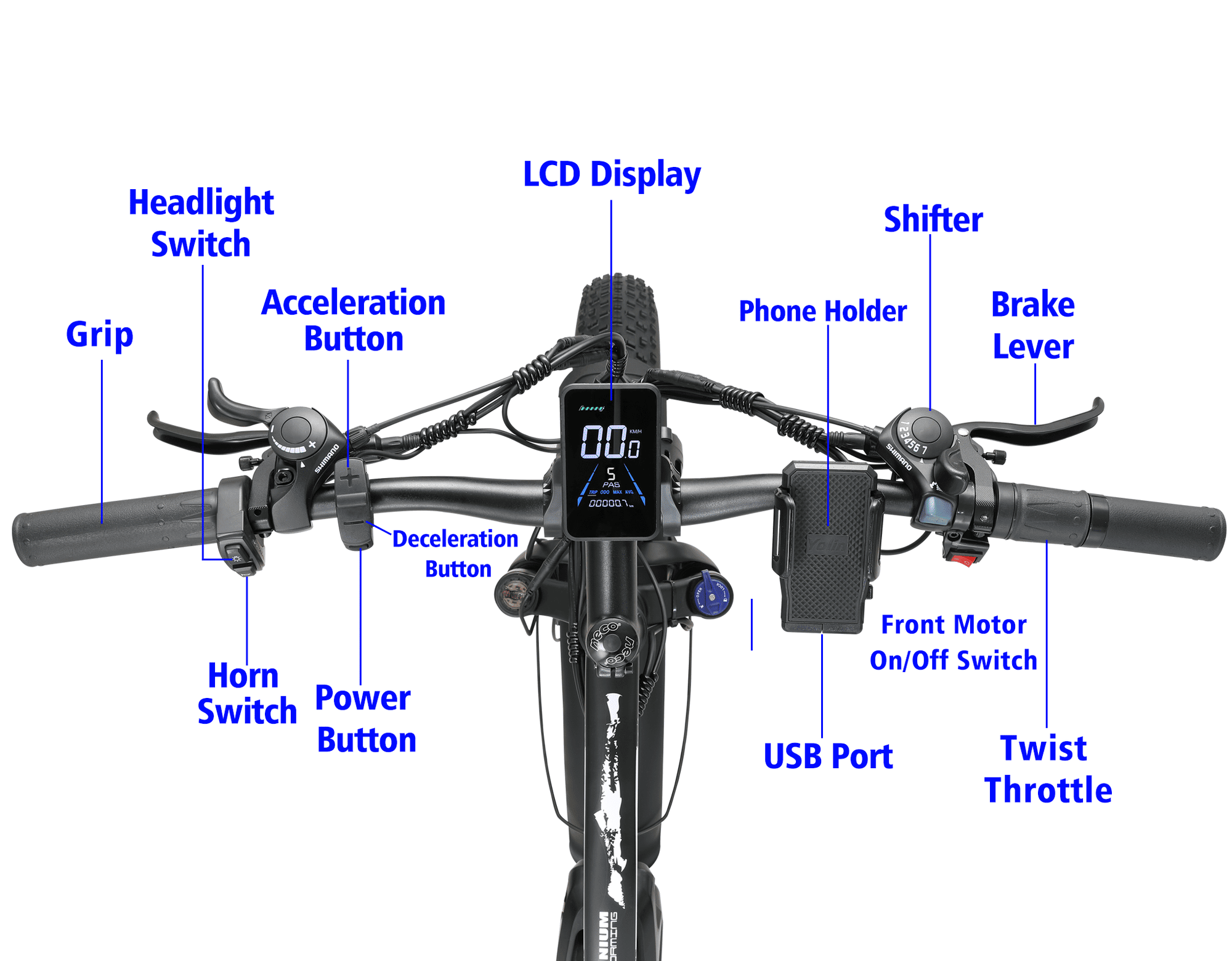 Electric Bike KETELES 48V 23AH Dual Motor 1000W*2 26"*4.0 MTB | Backcountry Sportsman