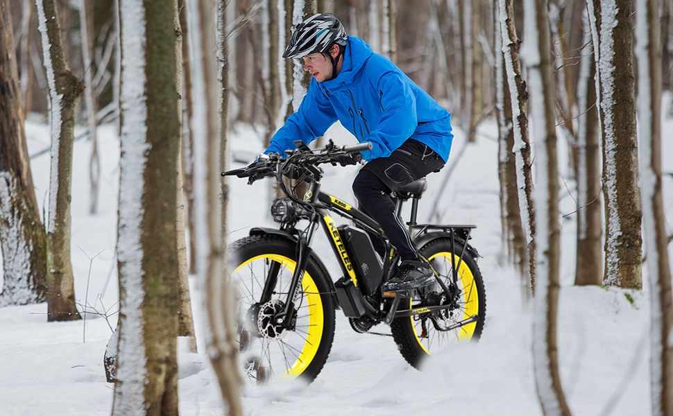 Electric Bike KETELES 48V 23AH Dual Motor 1000W*2 26"*4.0 MTB | Backcountry Sportsman