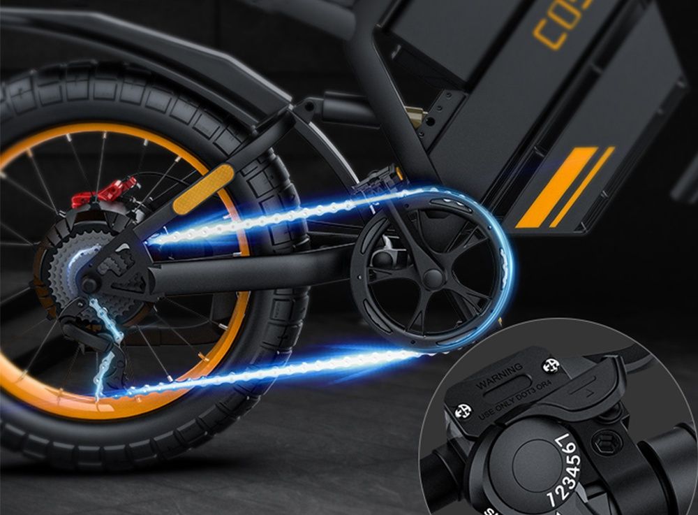 Off-road e-bike Equipped with super motor 1000W 48V25AH lithium battery 20"*4.0 fat tires Specially suitable for touring, sand, snow, mountains and other adventurous places. | Backcountry Sportsman