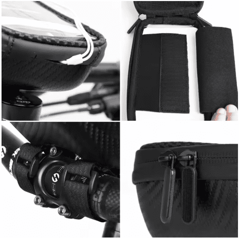 Rhinowalk Hard Shell Handle Bar Bike Phone Bag | Backcountry Sportsman