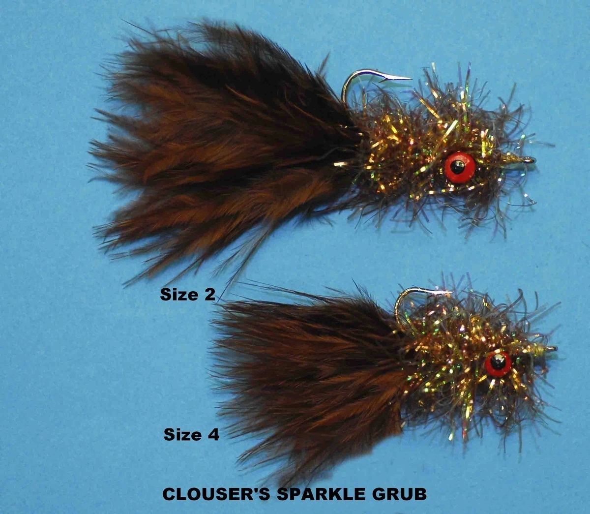 Clouser's Sparkle Grubb hand Tied by Bob Clouser & Autographed Card | Backcountry Sportsman