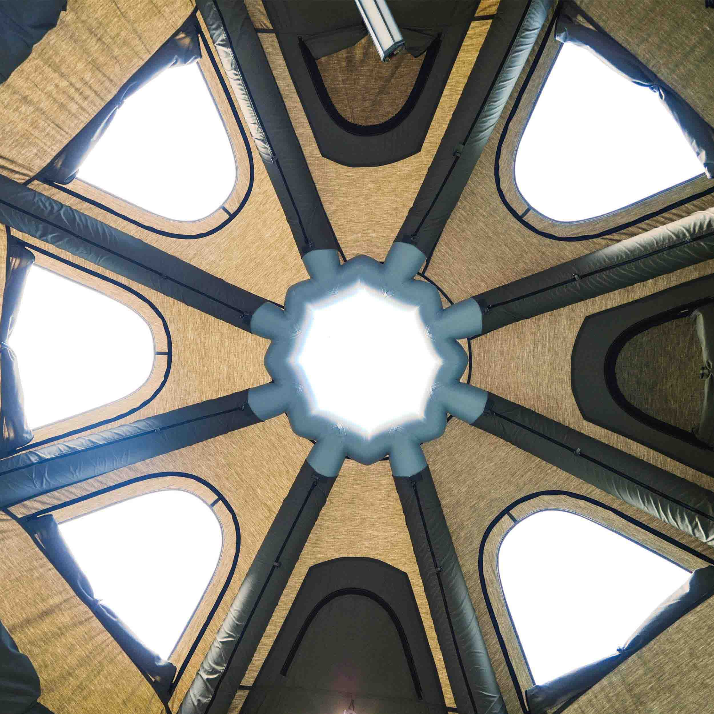 Coody Aurora Dome | RBM Outdoors Inflatable tent Octopus Forest Green for 2-4 person | Backcountry Sportsman