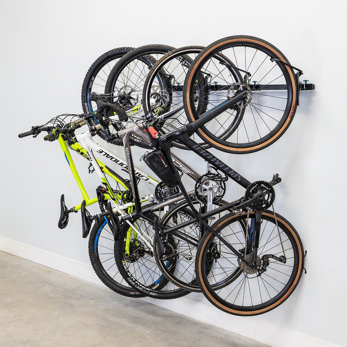 G-Swivel Bike | Adjustable Wall Storage System | Holds 4 Bikes | Backcountry Sportsman