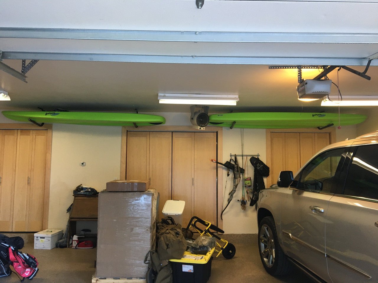 Hi-Port 1 | Surfboard Storage Ceiling Rack | Holds 50 lbs | Backcountry Sportsman
