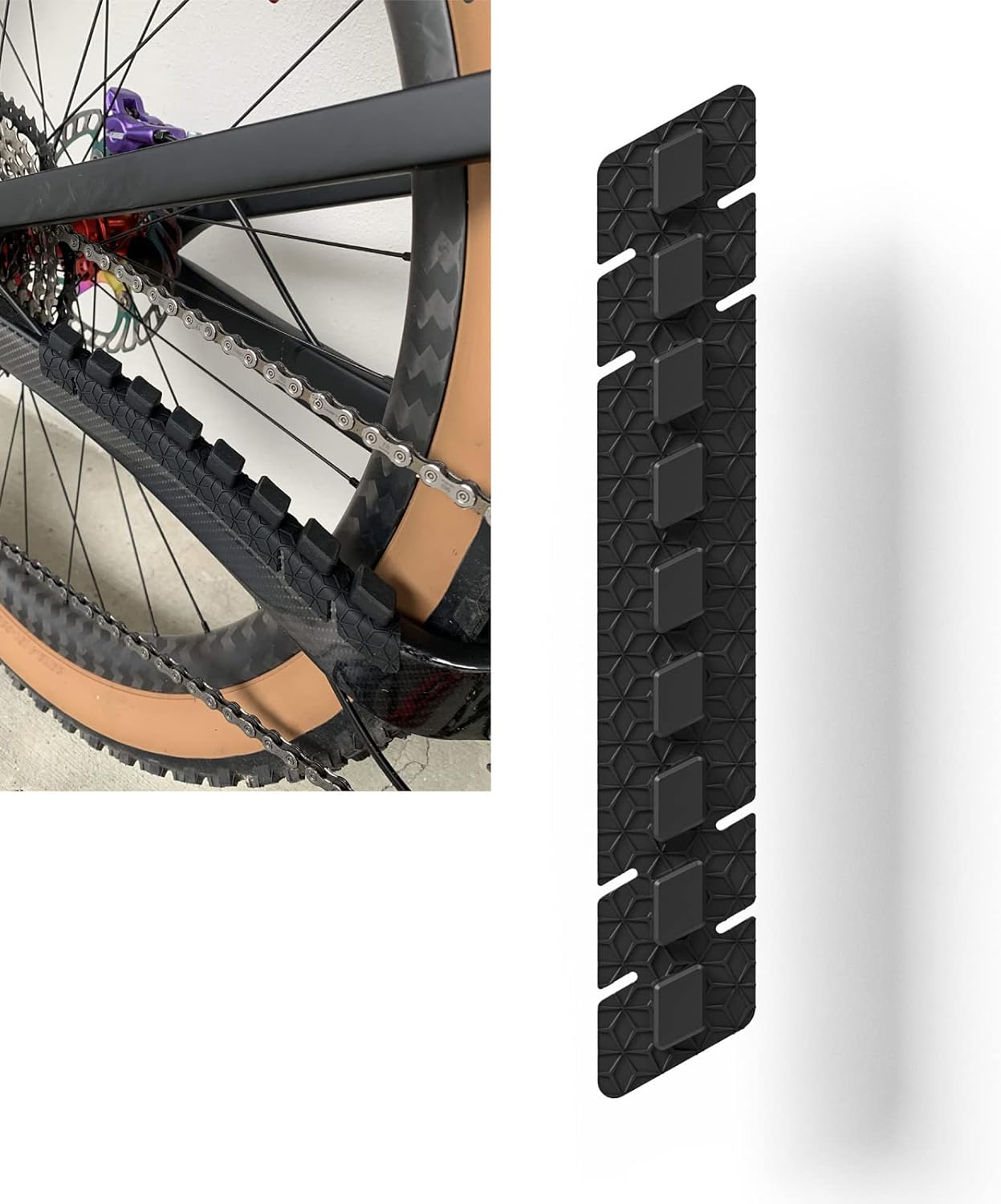 ENLEE Bike Chainstay Protector, MTB Silicone Chain Stay Frame Guard, Road Bicycle Chain Pad - Protect Your Bike Frame from Scratch by Chain | Backcountry Sportsman