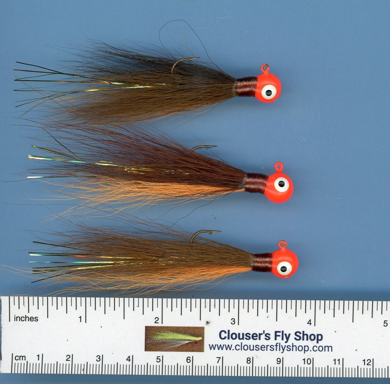 Bucktail Jigs 3 pak with Painted Heads & Eyes 1/8 oz 3 pack | Backcountry Sportsman