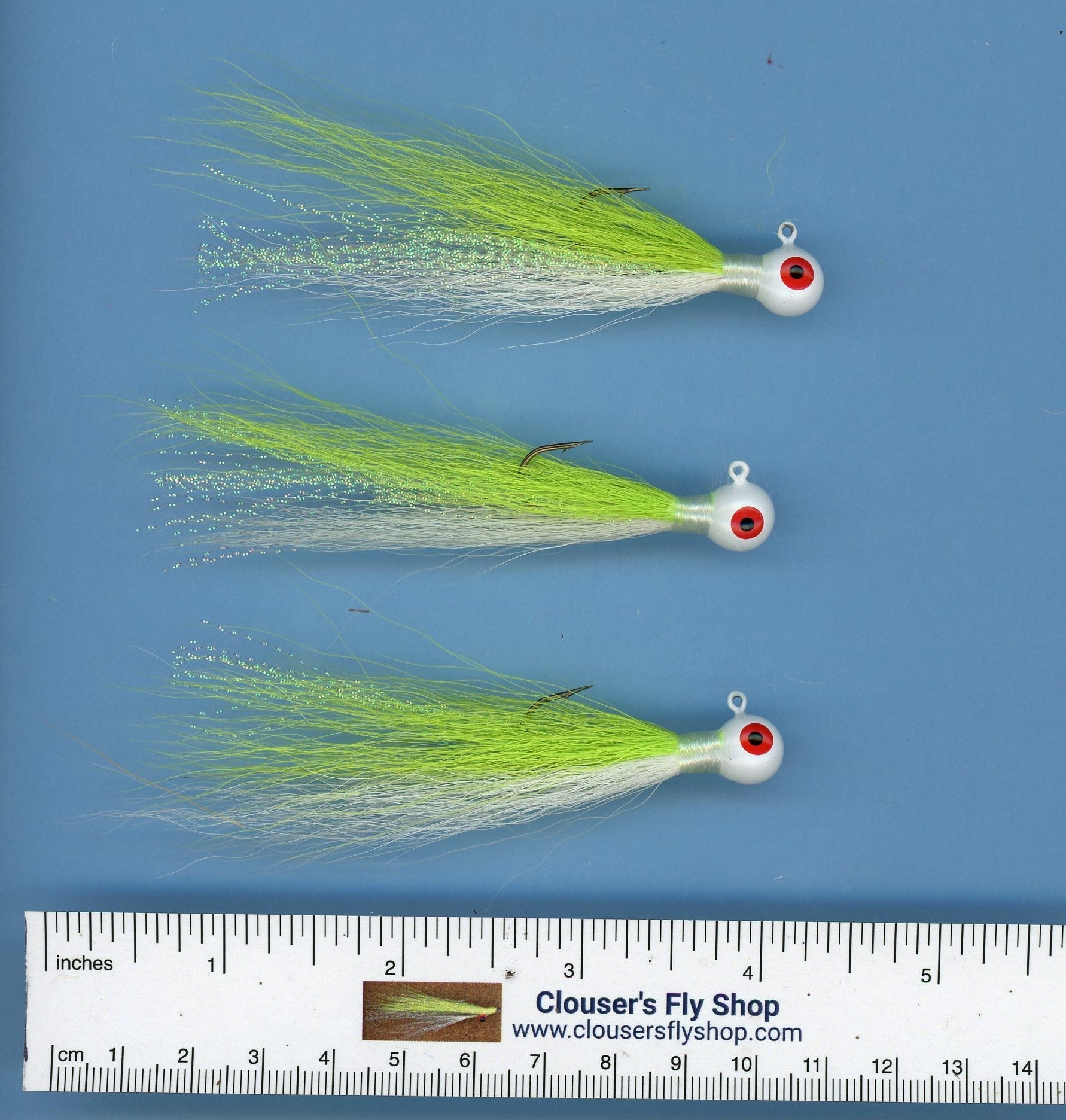 Bucktail Jigs 3 pak with Painted Heads & Eyes 1/8 oz 3 pack | Backcountry Sportsman
