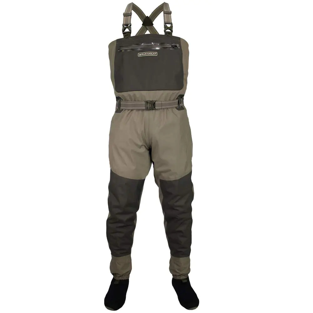 Paramount Outdoors Deep Eddy Breathable Stockingfoot Chest Fishing Wader (Large) | Backcountry Sportsman